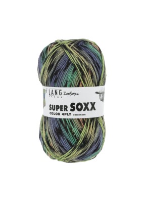 Lang Yarns Super Soxx Color 4 Ply Zoosoxx Tiger (0425)