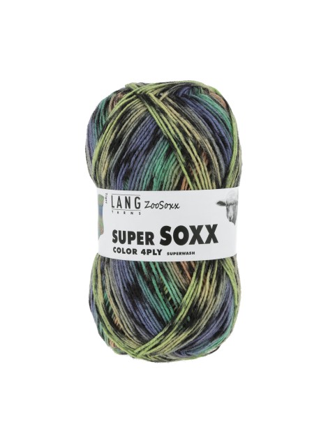 Lang Yarns Super Soxx Color 4 Ply Zoosoxx Tiger (0425)