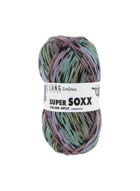 Lang Yarns Super Soxx Color 4 Ply Zoosoxx Crocodile (0427)