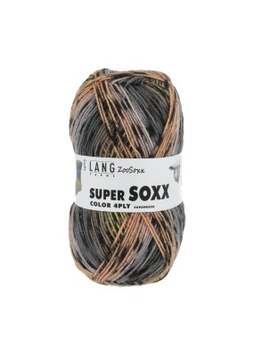 Lang Yarns Super Soxx Color 4 Ply Zoosoxx Giraffe (0428)