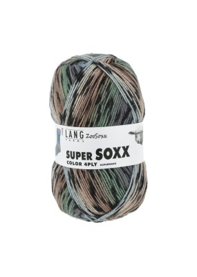 Lang Yarns Super Soxx Color 4 Ply Zoosoxx Rhino (0429)