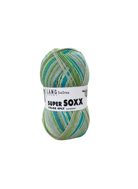 Lang Yarns Super Soxx Color 4 Ply Seasoxx South Pacific (0413)