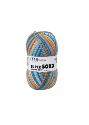 Lang Yarns Super Soxx Color 4 Ply Seasoxx North Atlantic (0414)