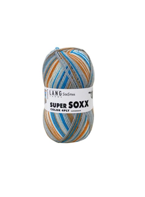 Lang Yarns Super Soxx Color 4 Ply Seasoxx North Atlantic (0414)