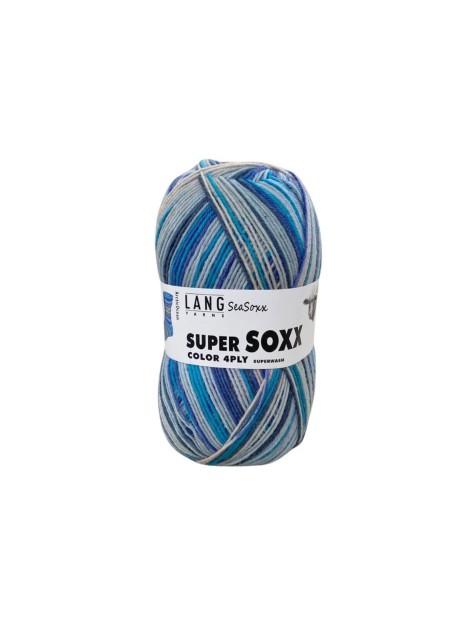 Lang Yarns Super Soxx Color 4 Ply Seasoxx Arctic Ocean (0415)