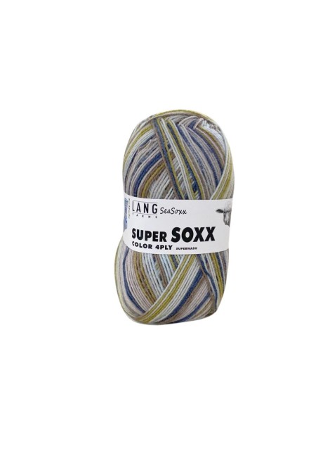 Lang Yarns Super Soxx Color 4 Ply Seasoxx North Pacific (0416)