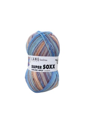 Lang Yarns Super Soxx Color 4 Ply Seasoxx Indian Ocean (0418)