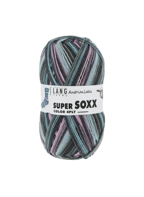 Lang Yarns Super Soxx 4 Ply Austrianlakes Traunsee (0422)