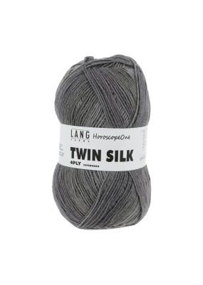 Lang Yarns Twin Silk 4 Ply HoroscopeOne Grey (0355)