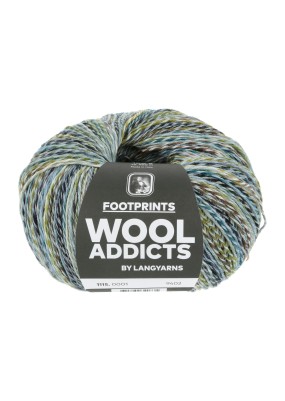 Lang Yarns Wool Addicts FootPrints Ocean (0001)