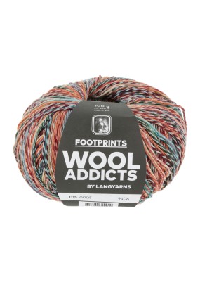 Lang Yarns Wool Addicts FootPrints Fire (0005)