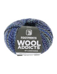 Lang Yarns Wool Addicts FootPrints Blue (0007)