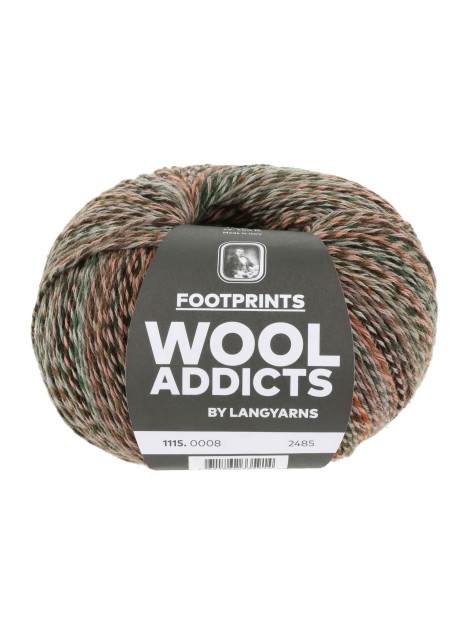 Lang Yarns Wool Addicts FootPrints Forest (0008)