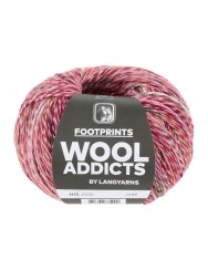 Lang Yarns Wool Addicts FootPrints Rose (0012)