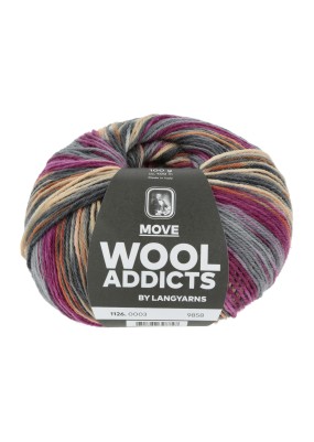 Lang Yarns Wool Addicts Move Grey Rose Stone (0003)