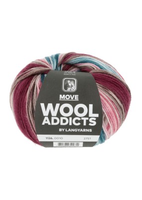 Lang Yarns Wool Addicts Move Bubblegum (0010)