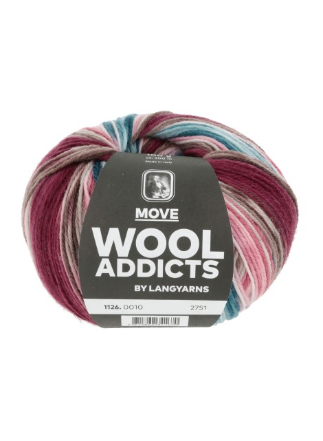 Lang Yarns Wool Addicts Move Bubblegum (0010)