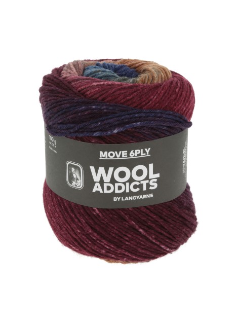 Lang Yarns Wool Addicts Move 6 PLY Darkness (0001)