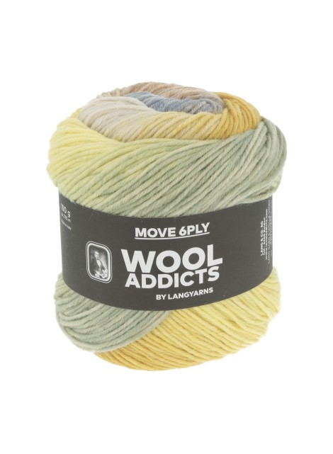 Lang Yarns Wool Addicts Move 6 PLY Sunflower (0005)