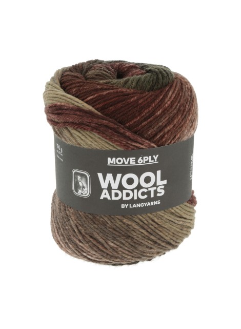 Lang Yarns Wool Addicts Move 6 PLY Earth (0006)