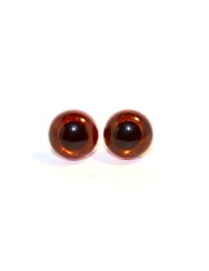 Kunststof Ogen Amber Transparant 10 mm