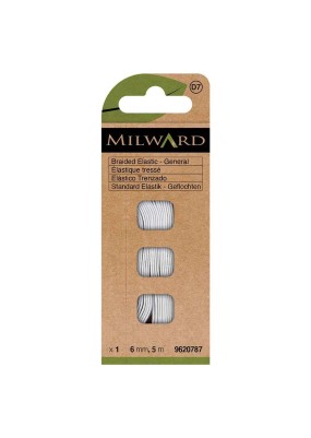 Milward Directoire elastiek 6 mm wit