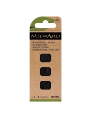 Milward Directoire elastiek 6 mm zwart