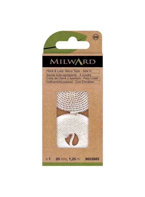 Milward Klittenband naaibaar wit 20 mm