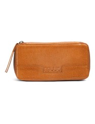 Muud Hope Handgemaakt leren etui 6 x 20 cm - Whiskey