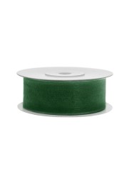 Organza Lint Donker Groen - 25 mm