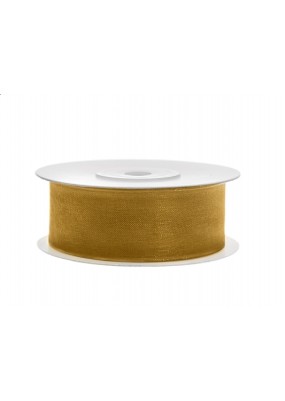 Organza Lint Goud - 25 mm