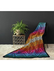 Cover Stripes Blanket (A New Day With Overlay Crochet) 