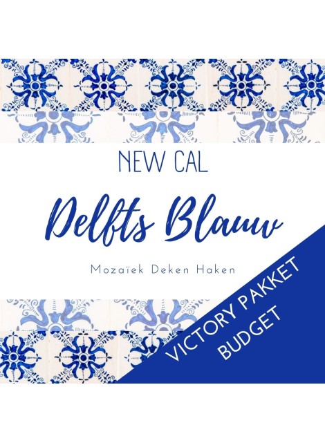 Delfts Blauw Mozaiek Deken CAL (BUDGET-VICTORY) (reserveer nu)