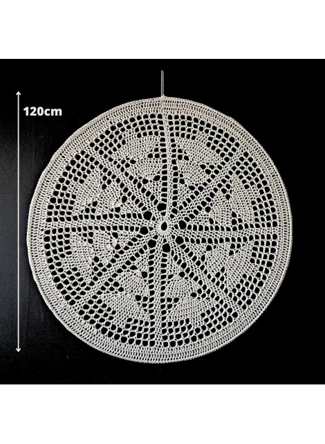 Kerstmandala met Macrame 6