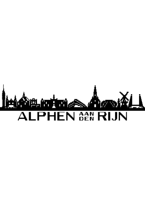 Skyline Alphen aan den Rijn (Haakpakket)