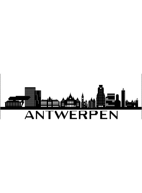 Skyline Antwerpen (Haakpakket)