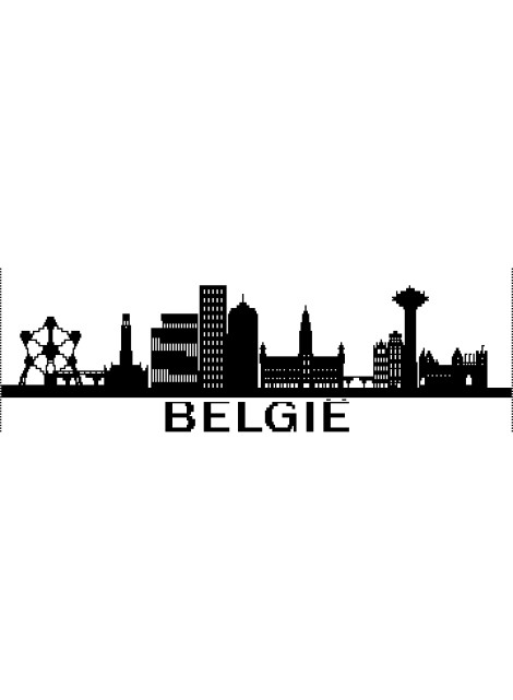 Skyline Belgie (Haakpakket)