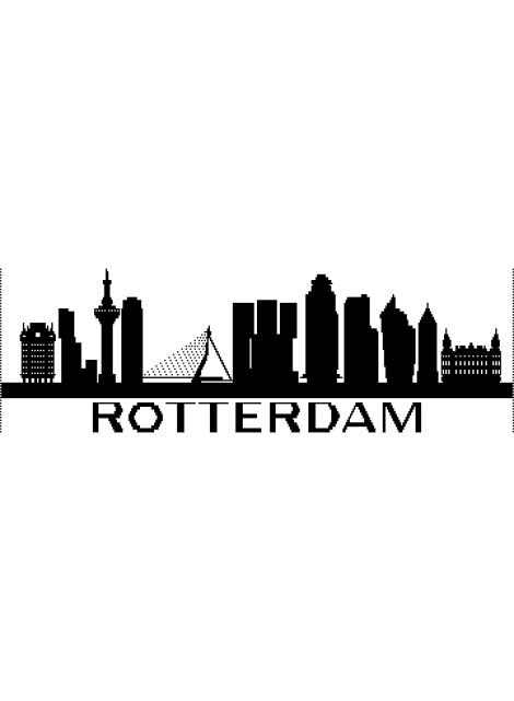 Skyline Rotterdam (Haakpakket)