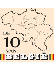 De 10 van Belgie CAL 2021 (Ecru) - Katoen