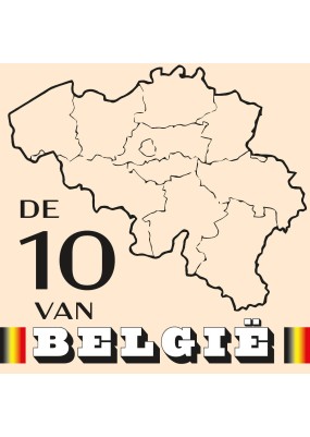 De 10 van Belgie CAL 2021 (Ecru) - Katoen