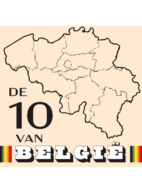 De 10 van Belgie CAL 2021 (Ecru) - Katoen