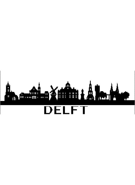 Skyline Delft (Haakpatroon)