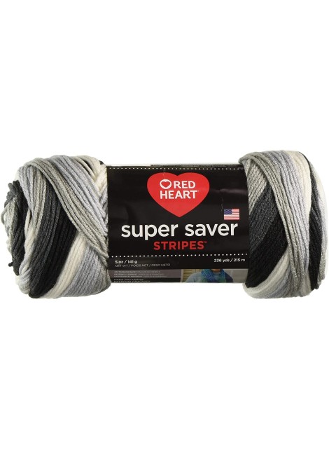 Red Heart Super Saver Newspaper Stripe