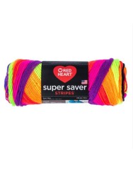 Red Heart Super Saver Bright Stripe