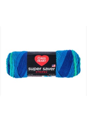 Red Heart Super Saver Cool Stripe