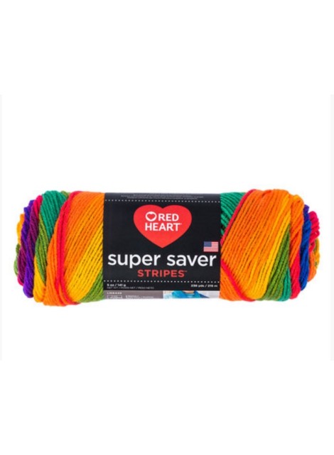 Red Heart Super Saver Favorite Stripe