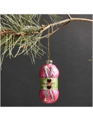 Rico Design Kerstbal Glas (Roze)