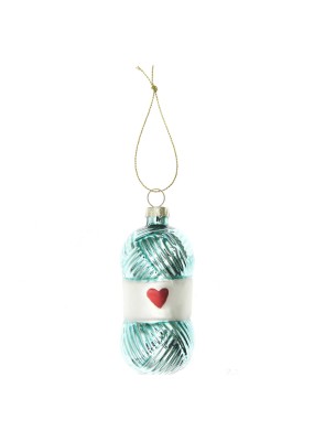 Rico Design Kerstbal Glas (Turquoise)