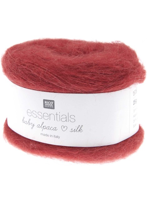 Rico Design Baby Alpaca en Silk Rood (015)