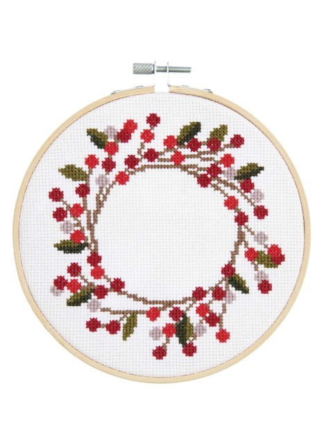 RICO Borduurpakket Rosehip Wreath (100074)